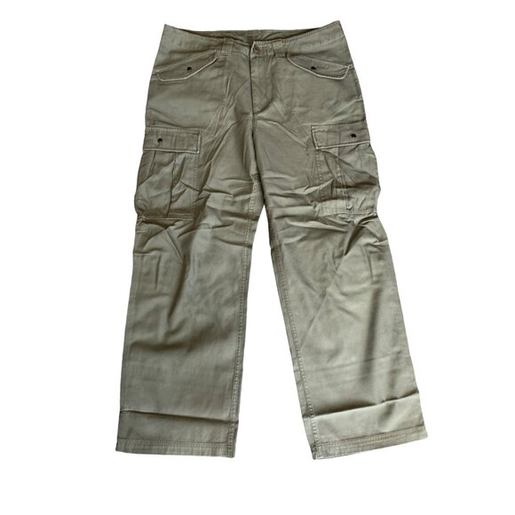 Y2K Duluth Trading Co. Men's Military Green Cargo Pants Size 38 NWT - Picture 1 of 9
